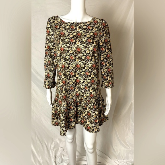 🍂Free People Floral Boho Mini Dress size Medium 🍂 - Picture 8 of 14